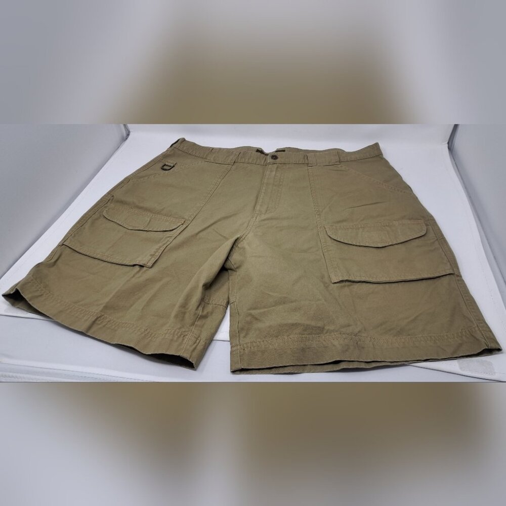 Timberland Weather Gear Vintage Y2K Hiking Shorts Brown Cargo 38W 8" Inseam
